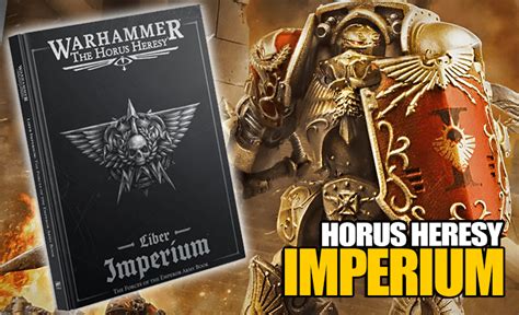 The community has therefore been waiting with real anticipation for the new editions first FAQ to drop. . Horus heresy liber imperium
